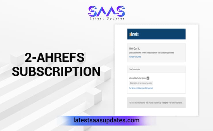 ahrefs Subscription