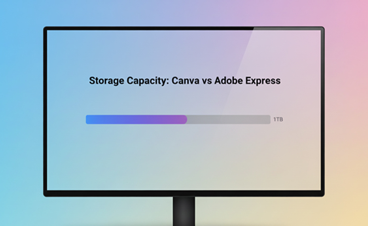 Storage Capacity: Canva vs Adobe Express