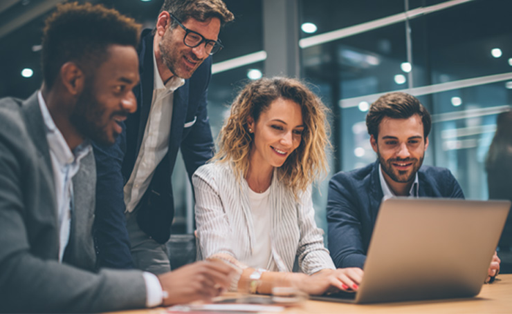 Team Discussing on  SaaS SEO strategy