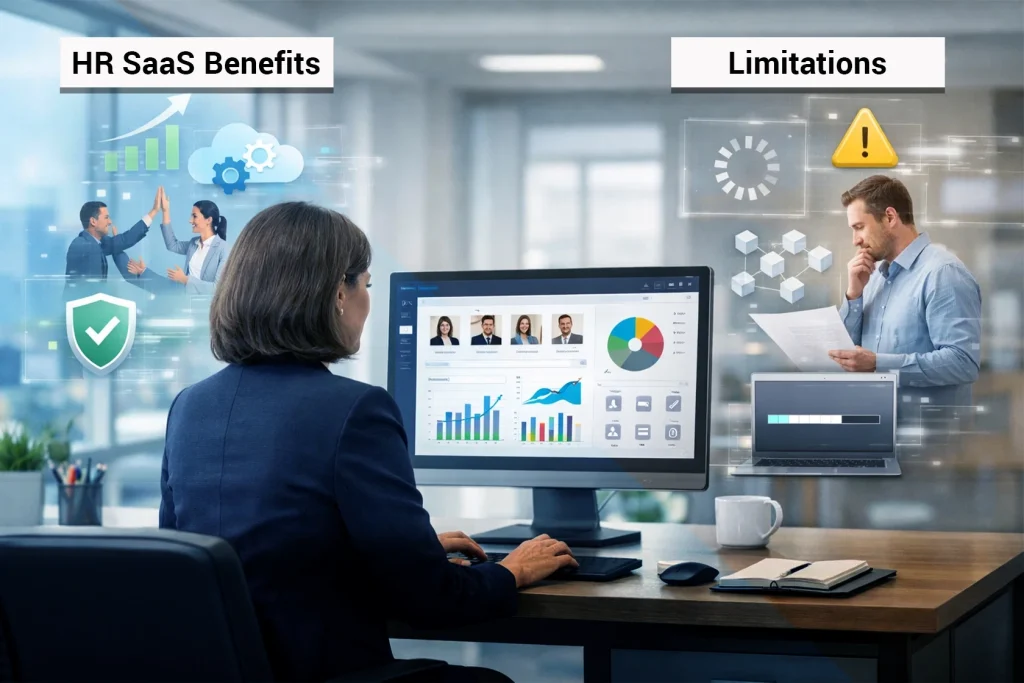 Benefits and Limitations of HR SaaS Software Explained Benefits and Limitations of HR SaaS Software