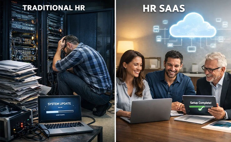 Traditional HR and HR SaaS